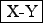 \framebox{X-Y}