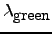 $ \lambda_{{\mbox{\small green}}}^{}$